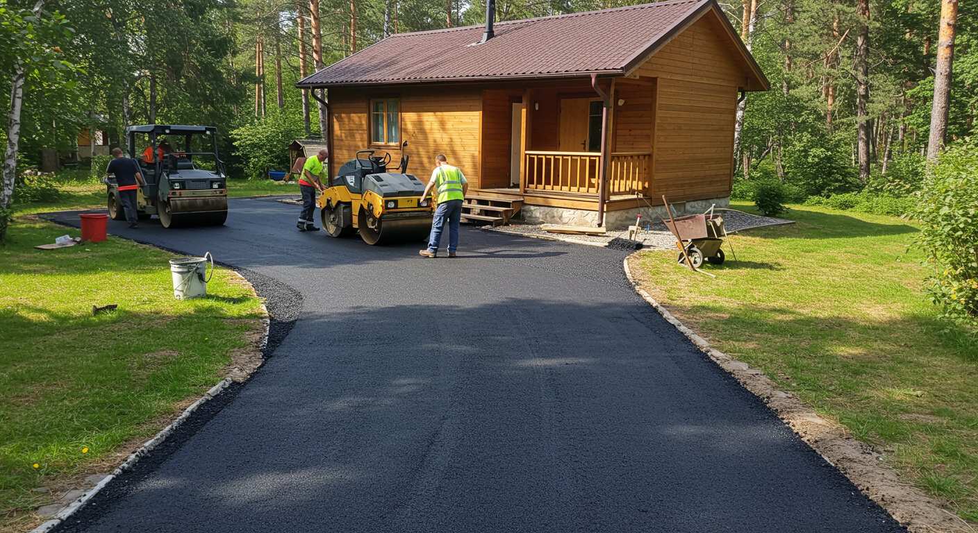 Асфальтирование на дачном участке