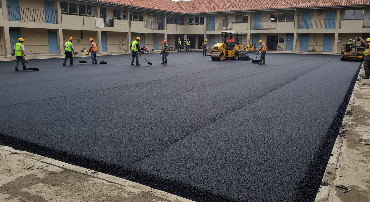 Асфальтирование дворов СНТ