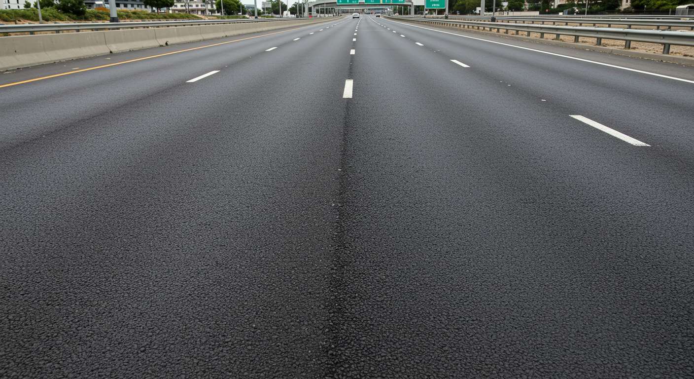 Укладка асфальта с модифицированным битумом