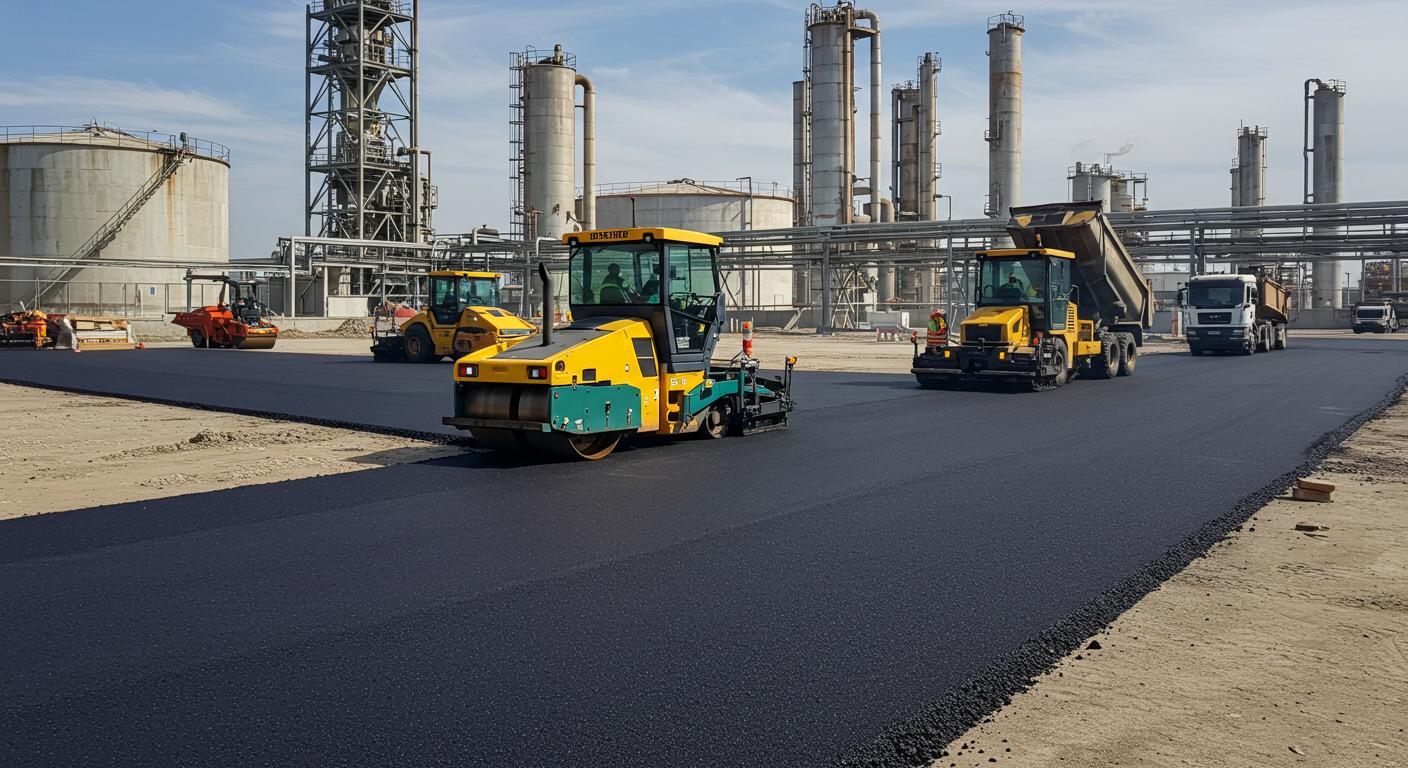Асфальтирование промышленных зон