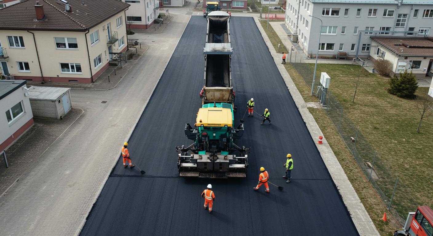 Асфальтирование объектов ЖКХ