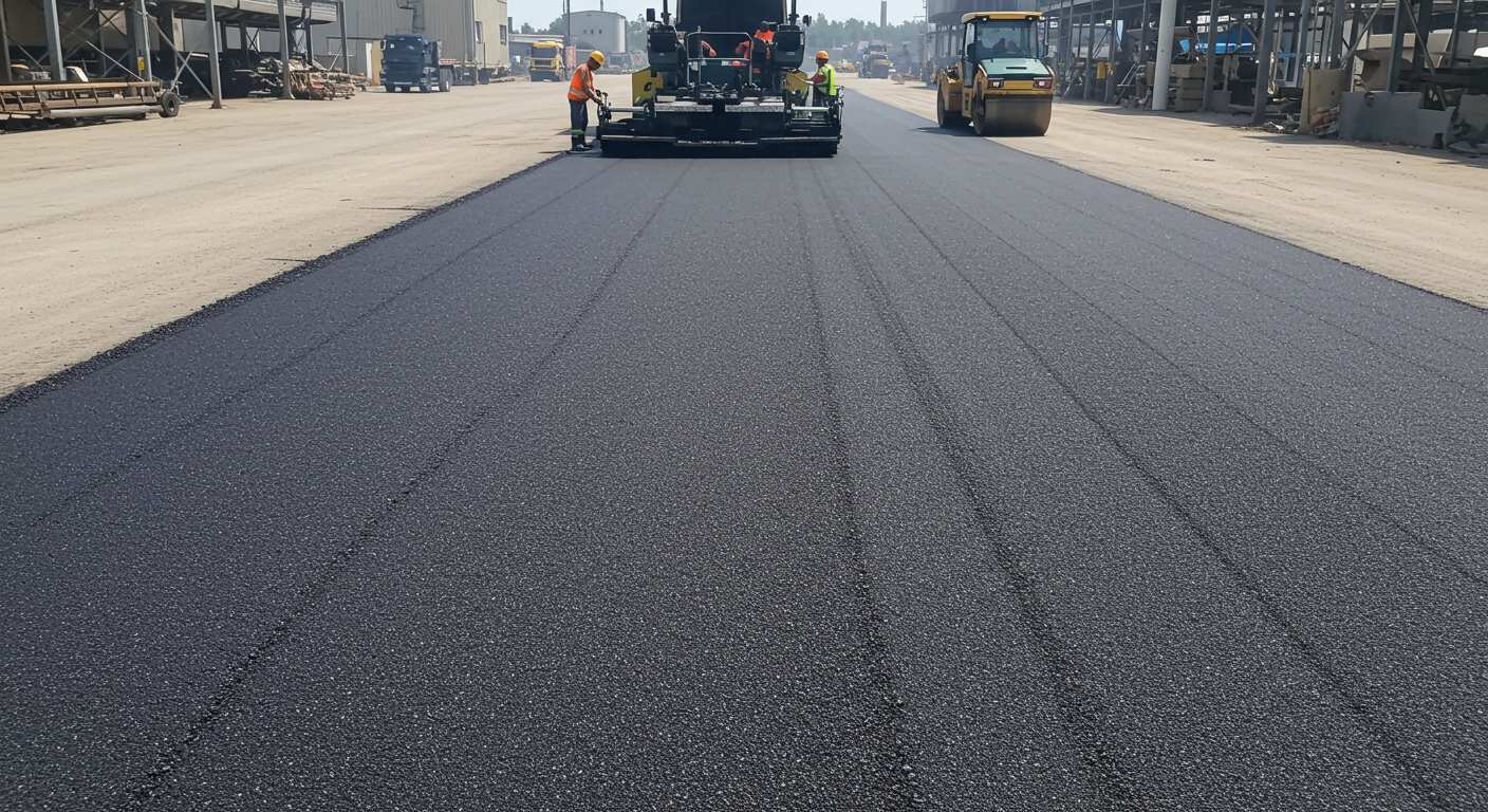 Асфальтирование территории предприятия