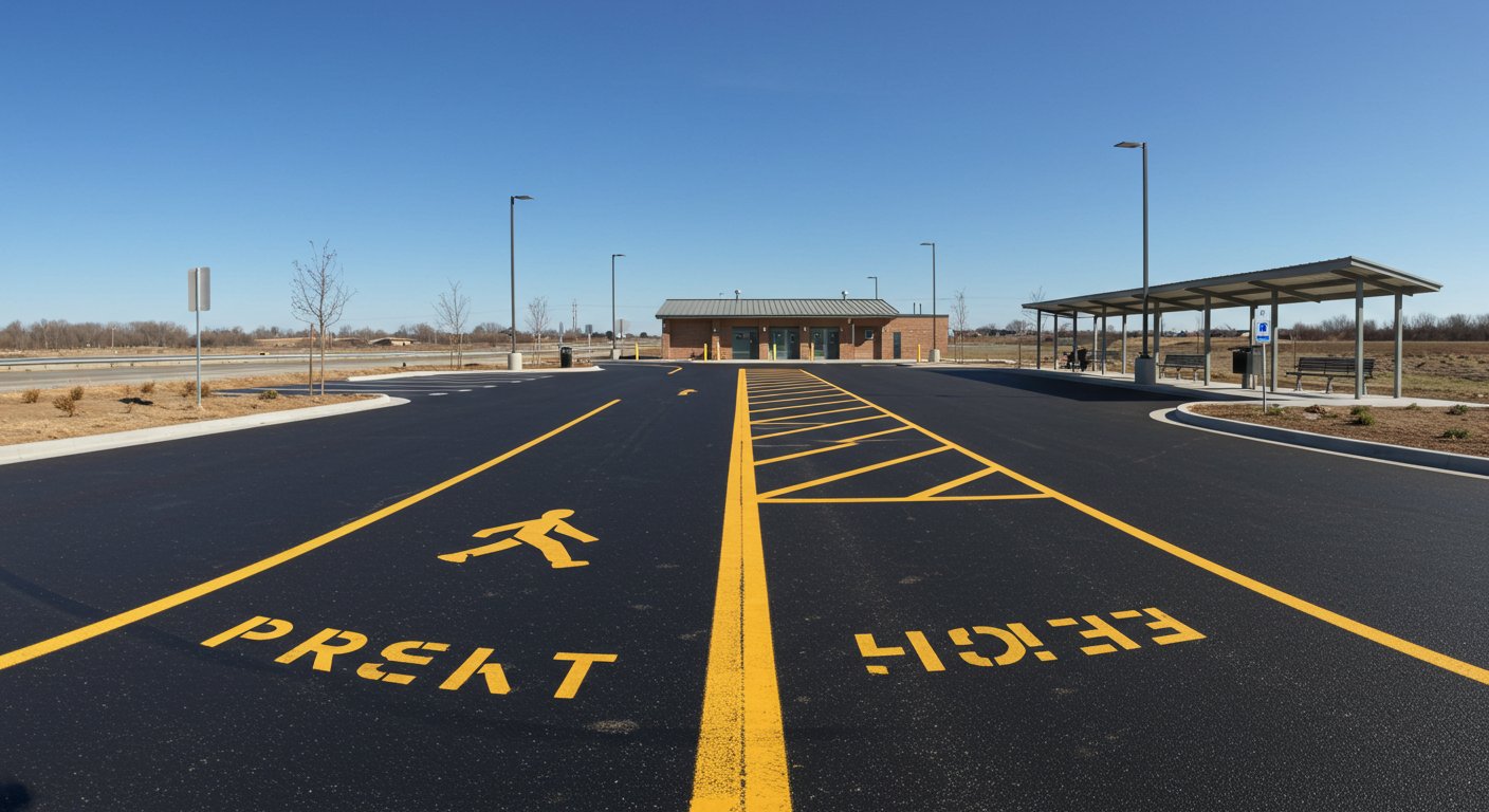 Асфальтированная площадка для отдыха