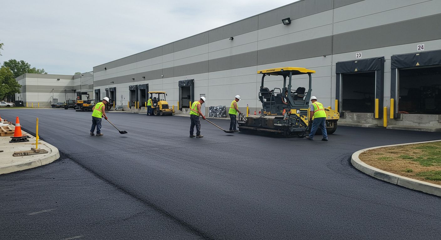 Асфальтирование складских проездов