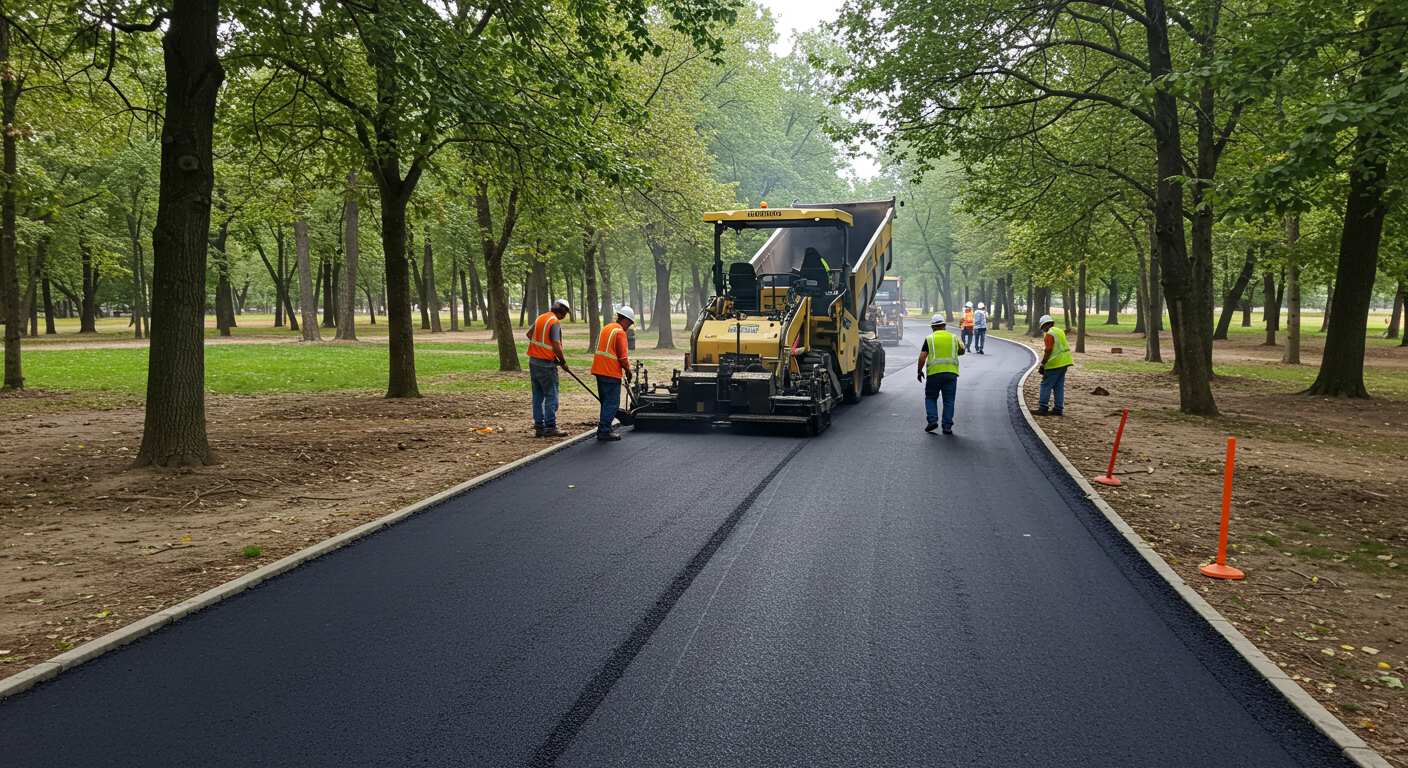 Асфальтирование парковых зон