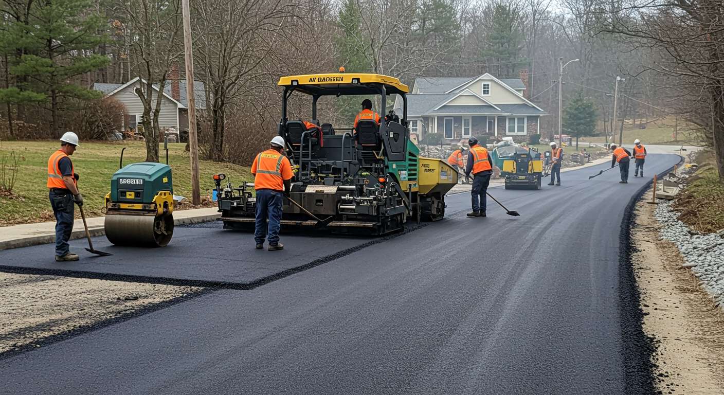 Асфальтирование территории загородного дома