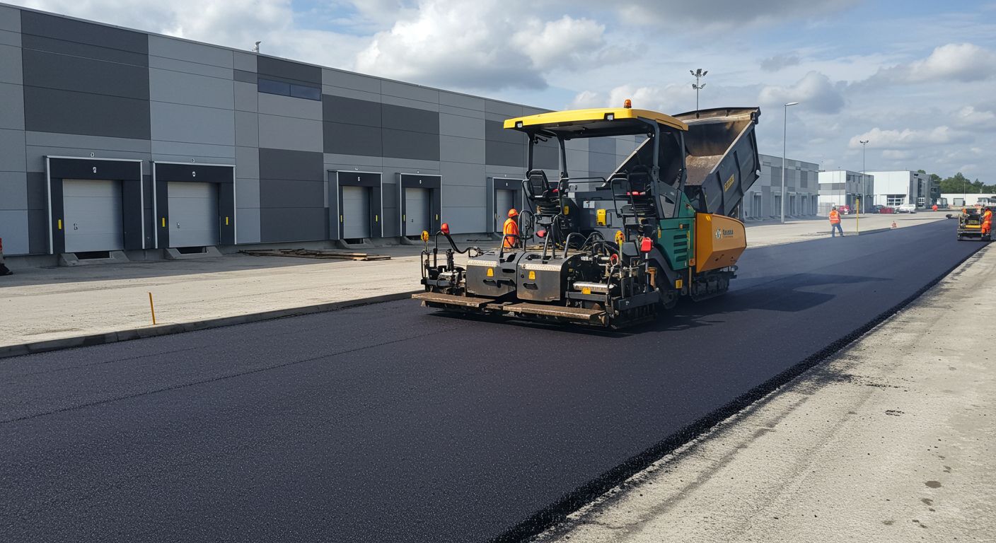 Асфальтирование складских терминалов