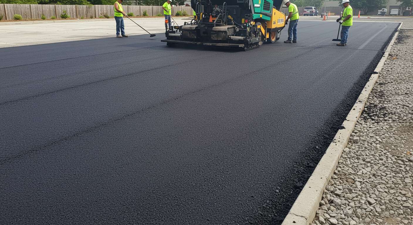 Асфальтирование транспортной стоянки
