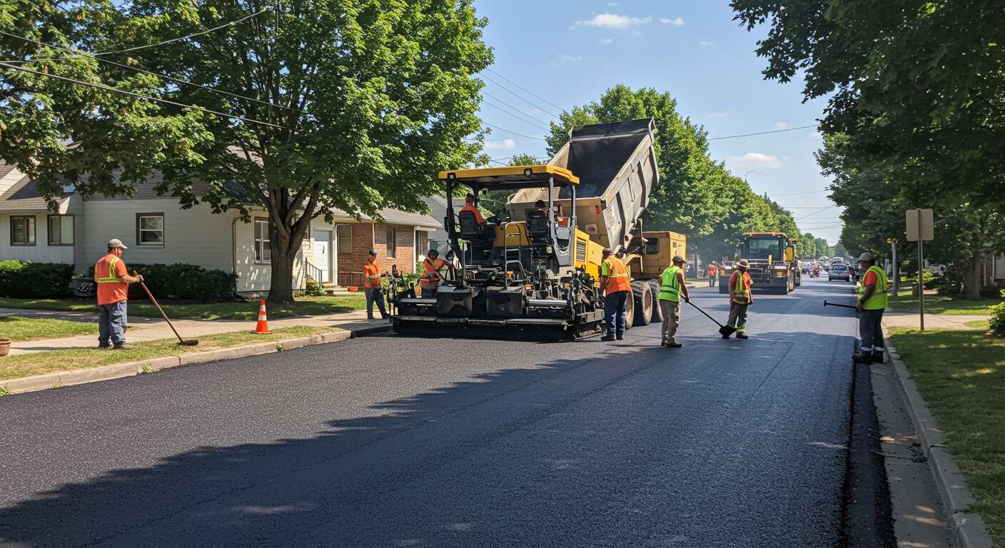 Асфальтирование дорог в СНТ