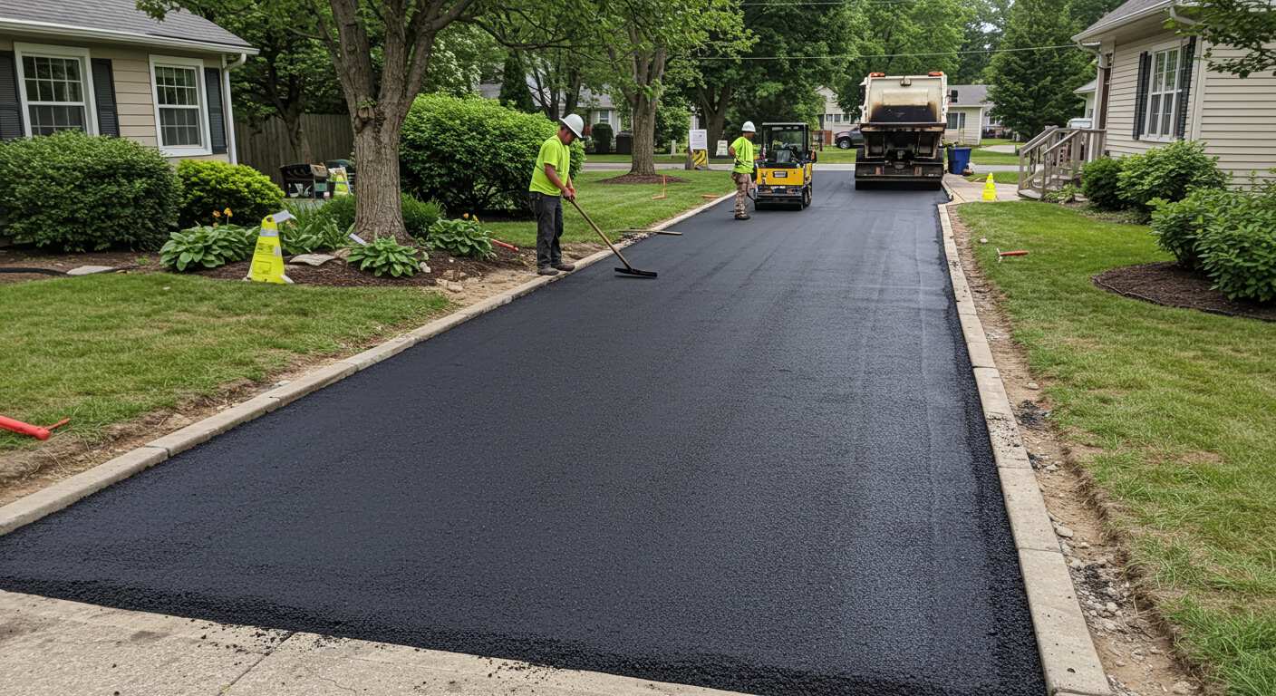Асфальтирование дворовых тротуаров