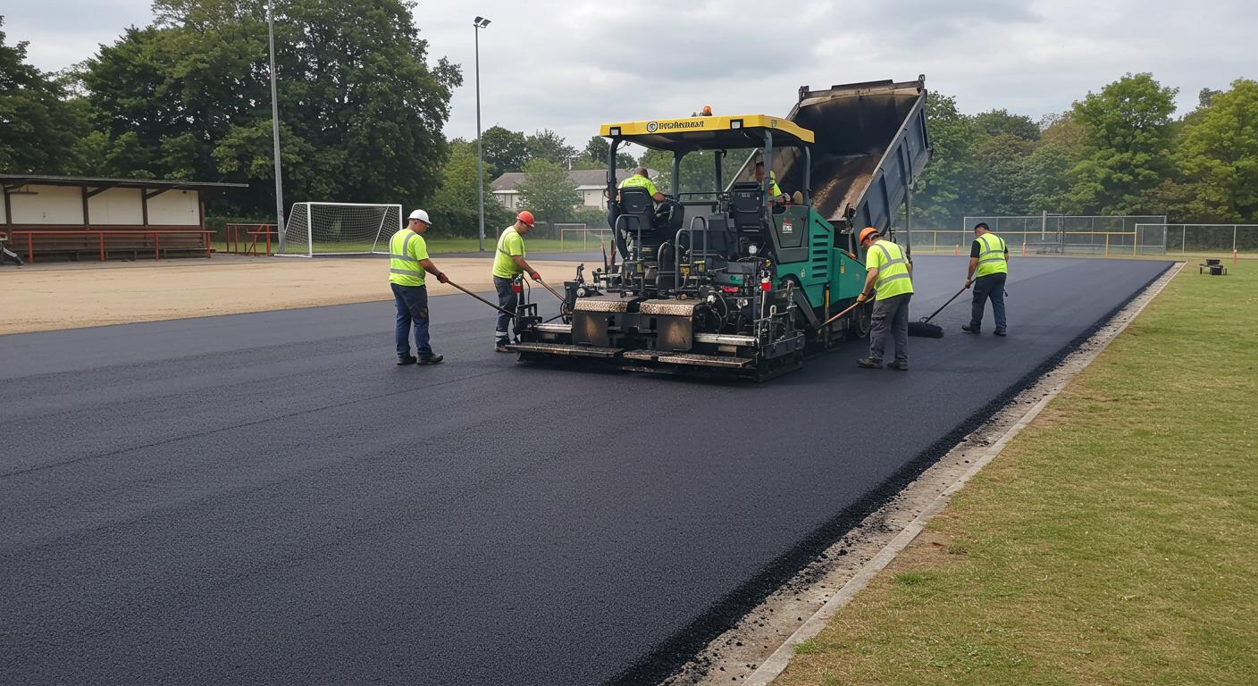 Асфальтирование придомовых спортивных площадок Асфальтирование придомовых спортивных площадок
