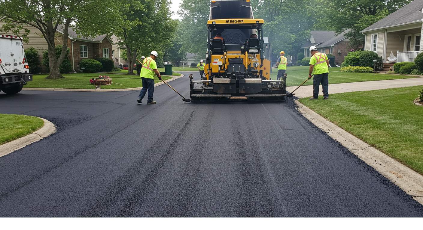 Асфальтирование придомовых проездов
