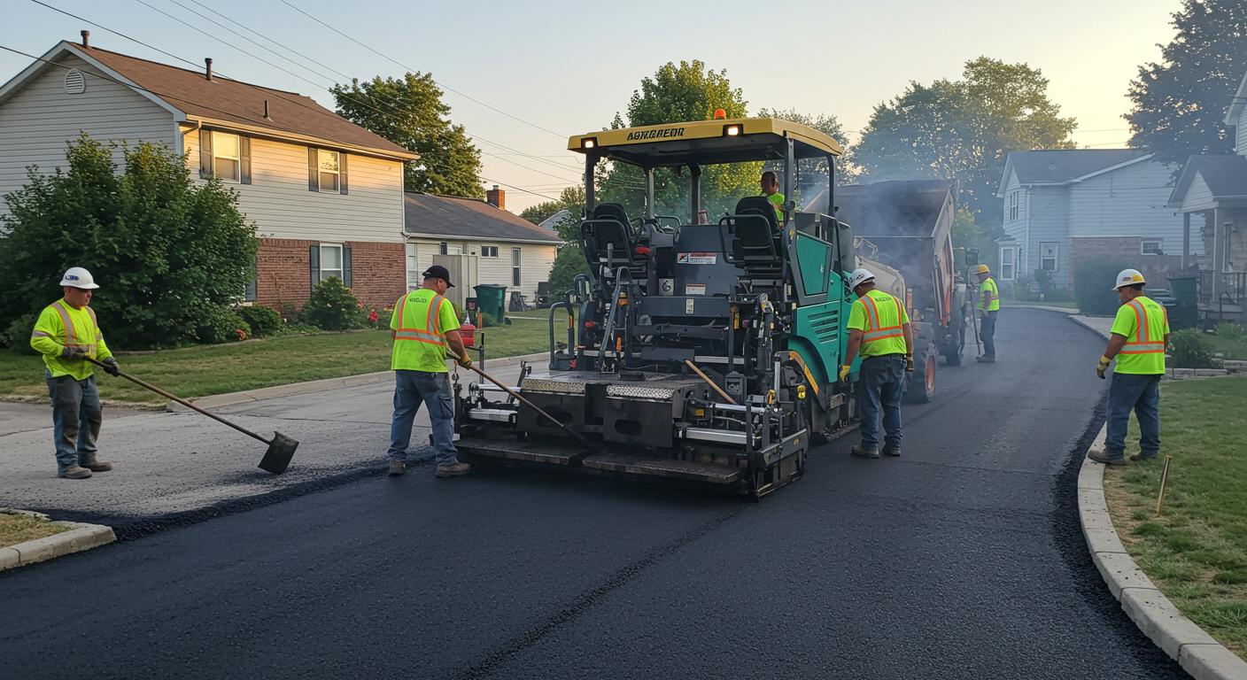 Асфальтирование придомового проезда Асфальтирование придомового проезда