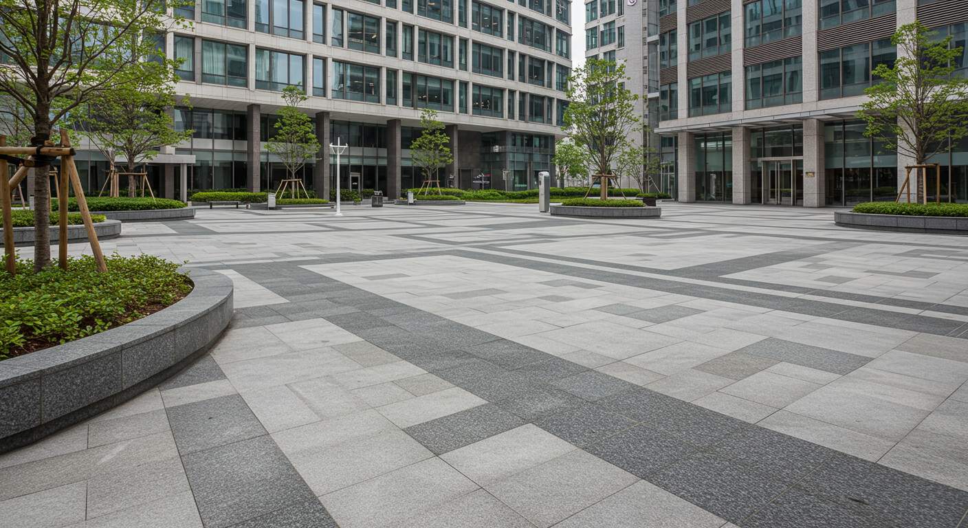 Асфальтирование площадей перед офисами