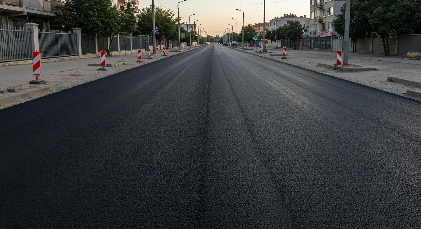 Асфальтирование дорог городского назначения