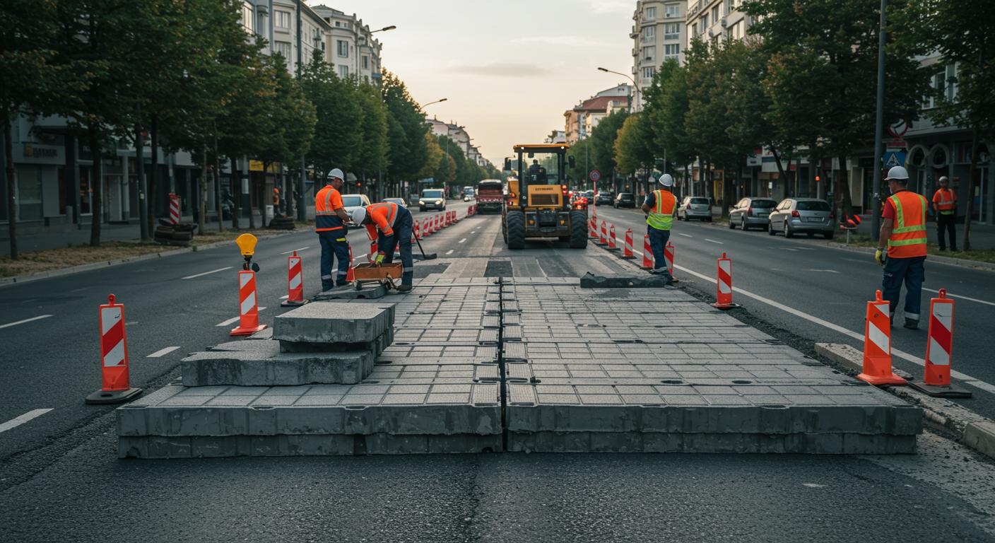 Модернизация и укрепление модульных дорог