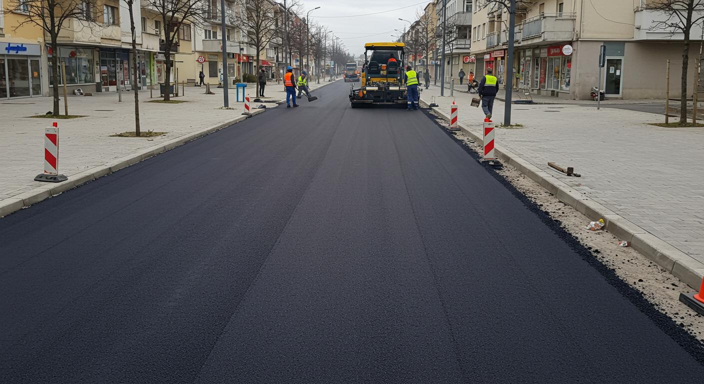 Асфальтирование пешеходных бульваров