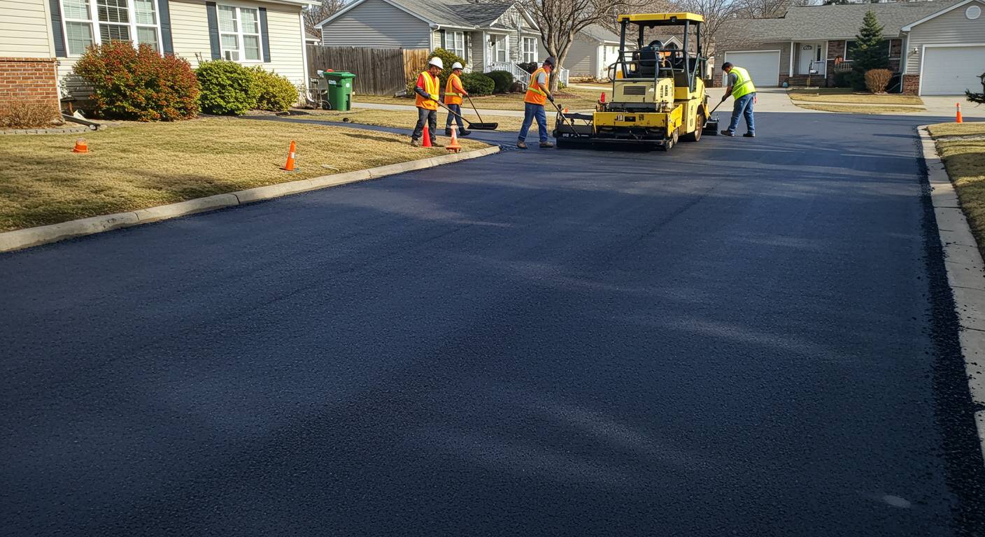 Асфальтирование въездов к жилым домам