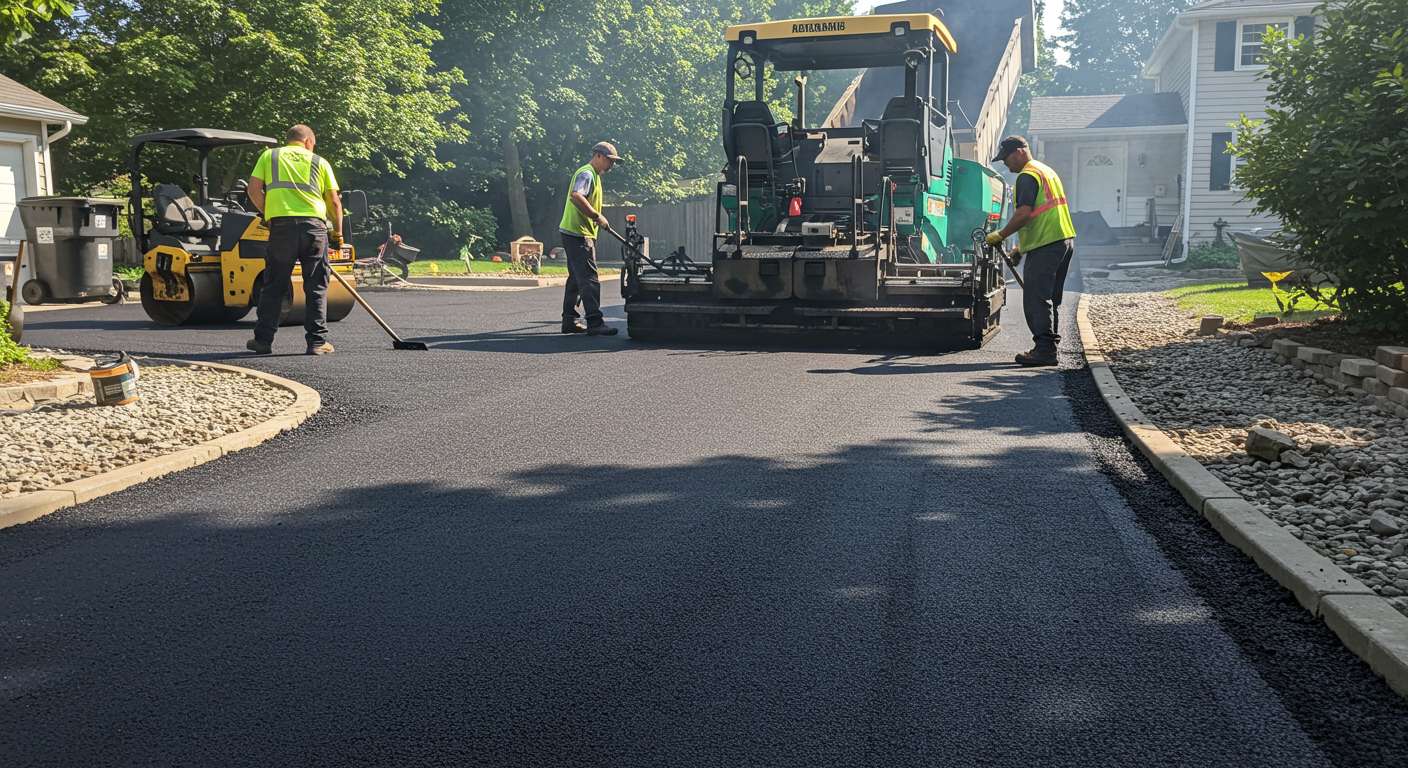 Асфальтирование придомовых проездных дорог