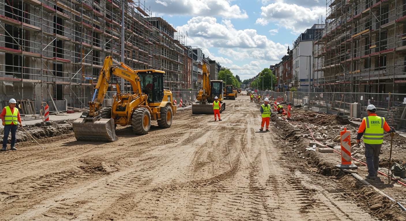 Устройство новых городских улиц