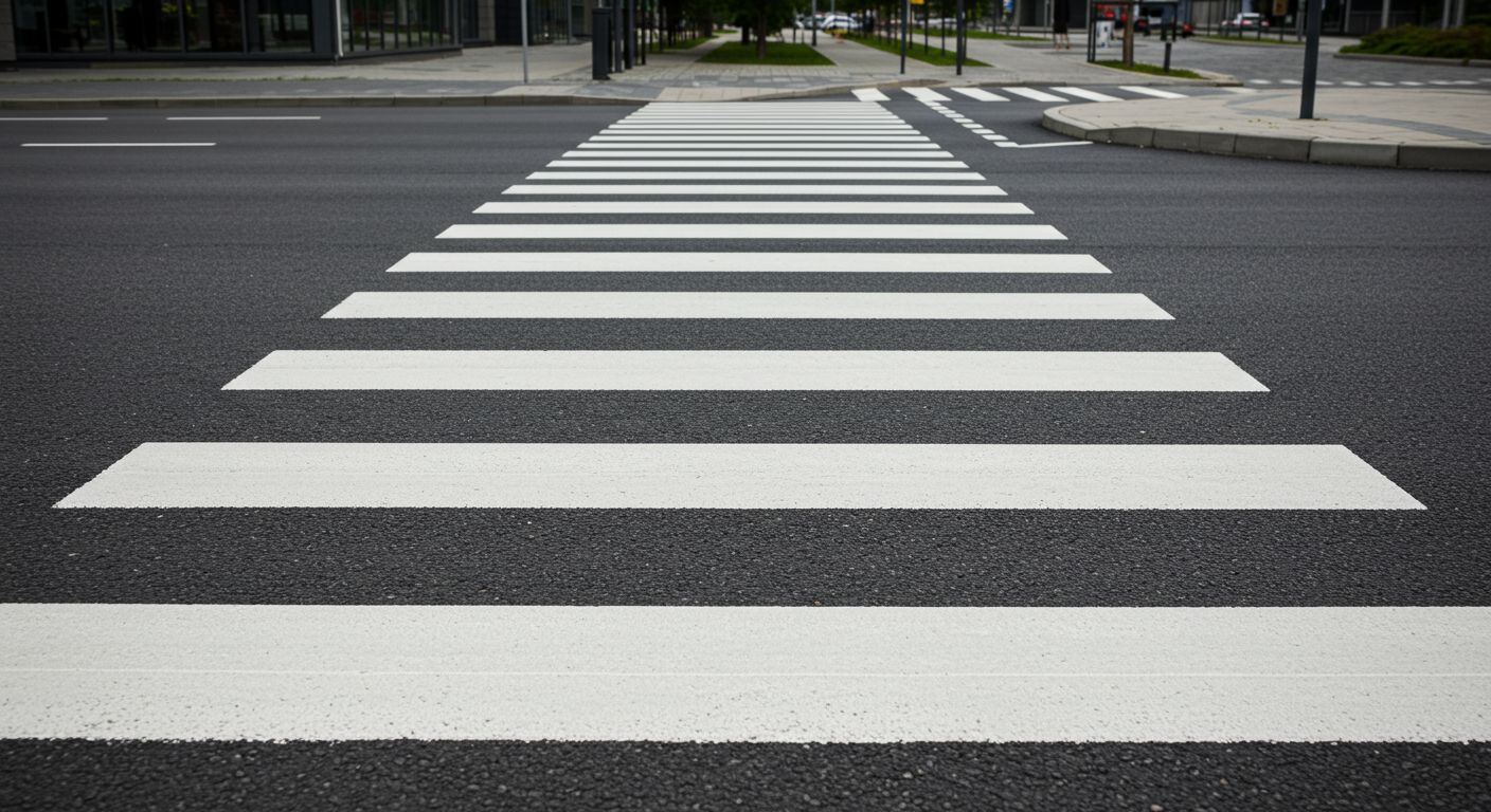 Асфальтирование пешеходных переходов Асфальтированный пешеходный переход