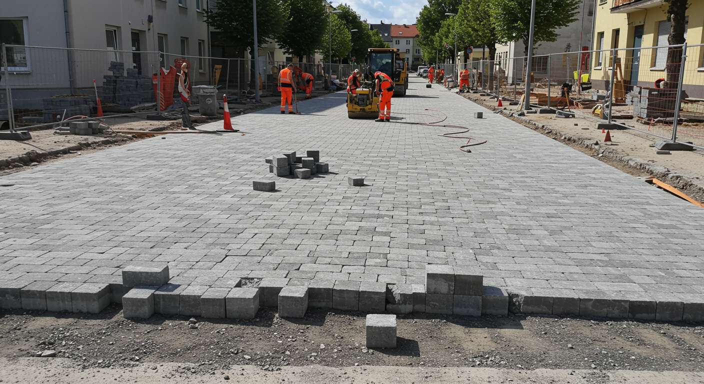 Асфальтирование уличных площадей