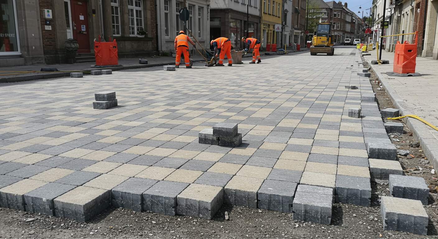 Асфальтирование уличных площадей Асфальтирование уличных площадей