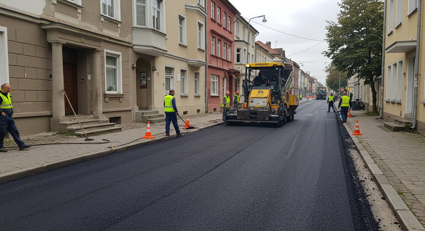 Асфальтирование уличных подъездов