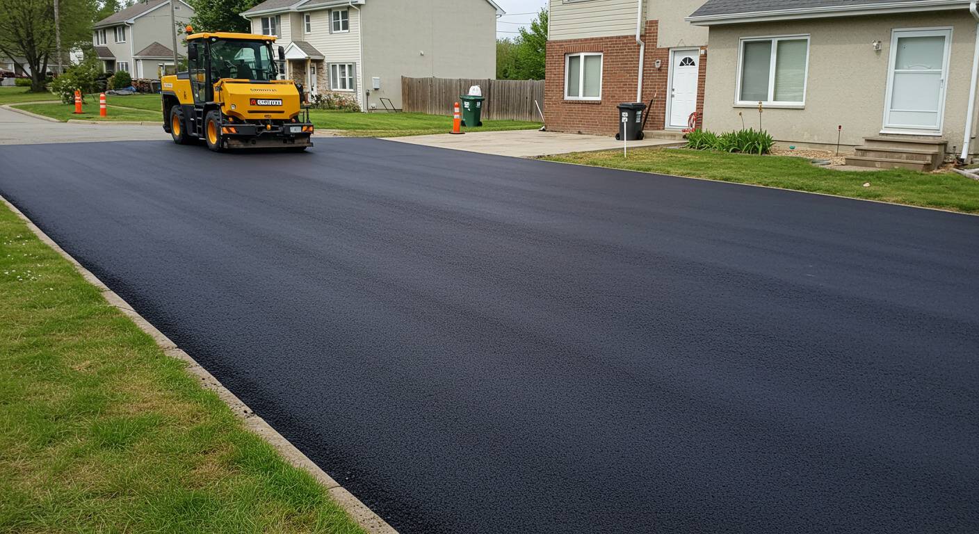 Асфальтирование проездов у жилых кварталов