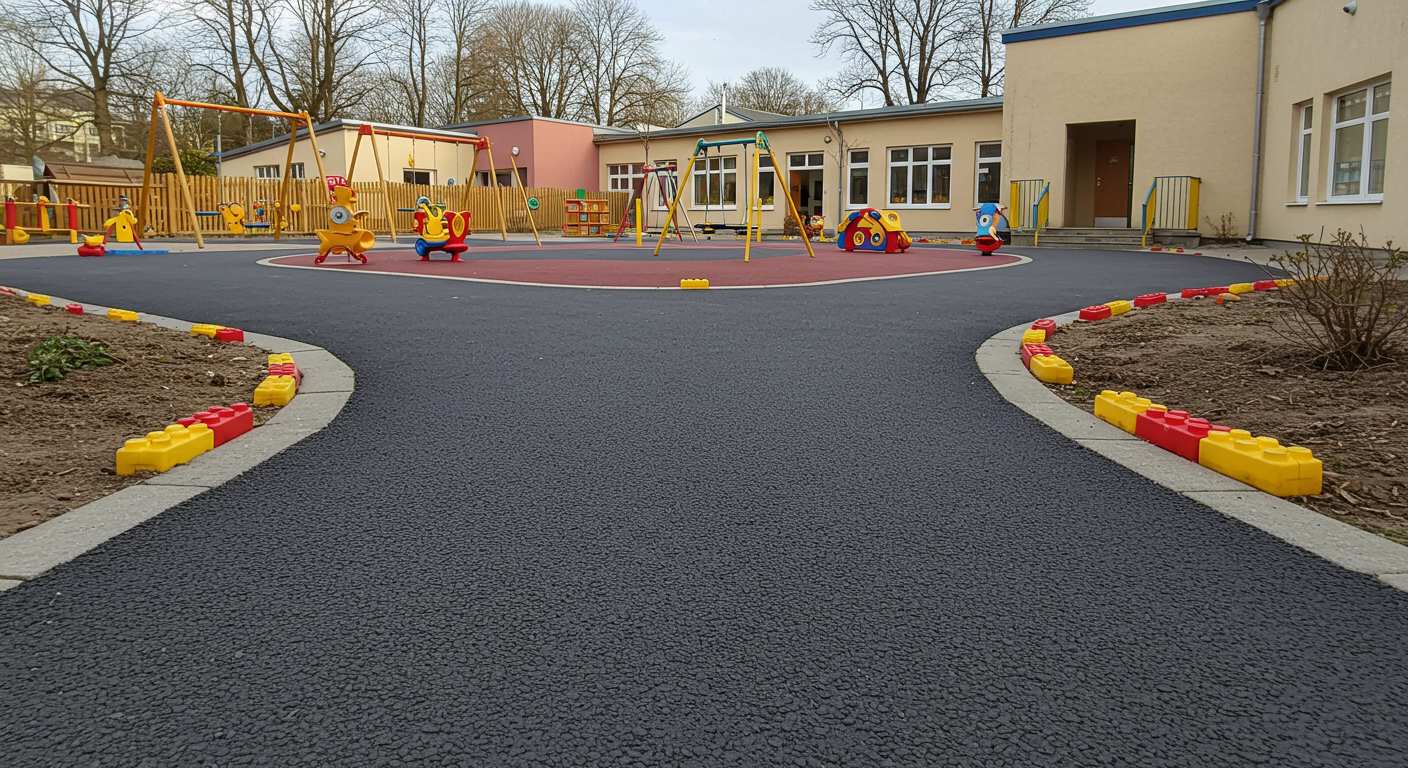 Асфальтирование дворовой дороги у детсада