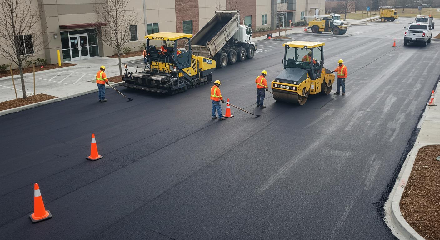 Асфальтирование придомовой стоянки
