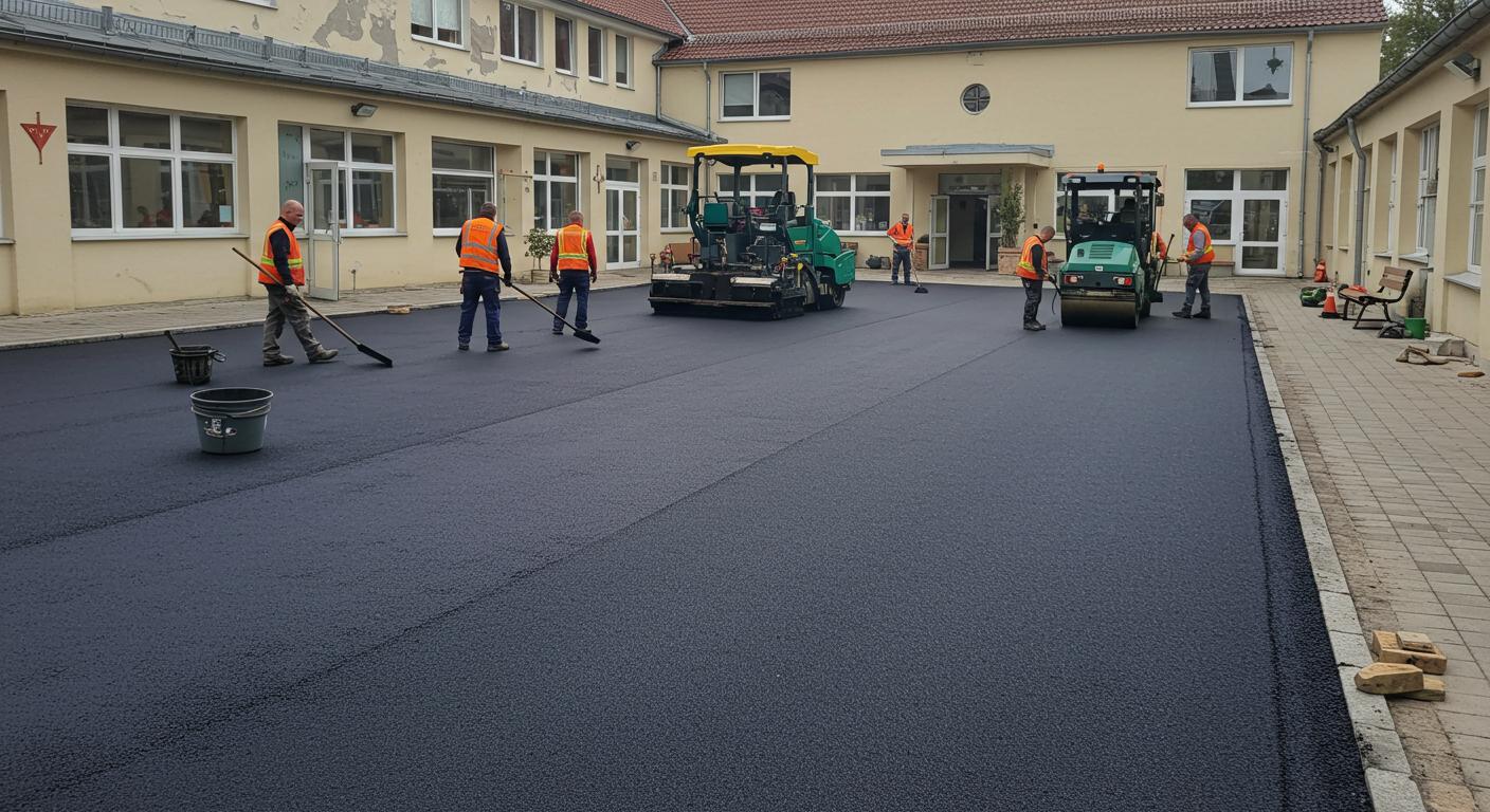 Асфальтирование дворовых территорий с детскими площадками