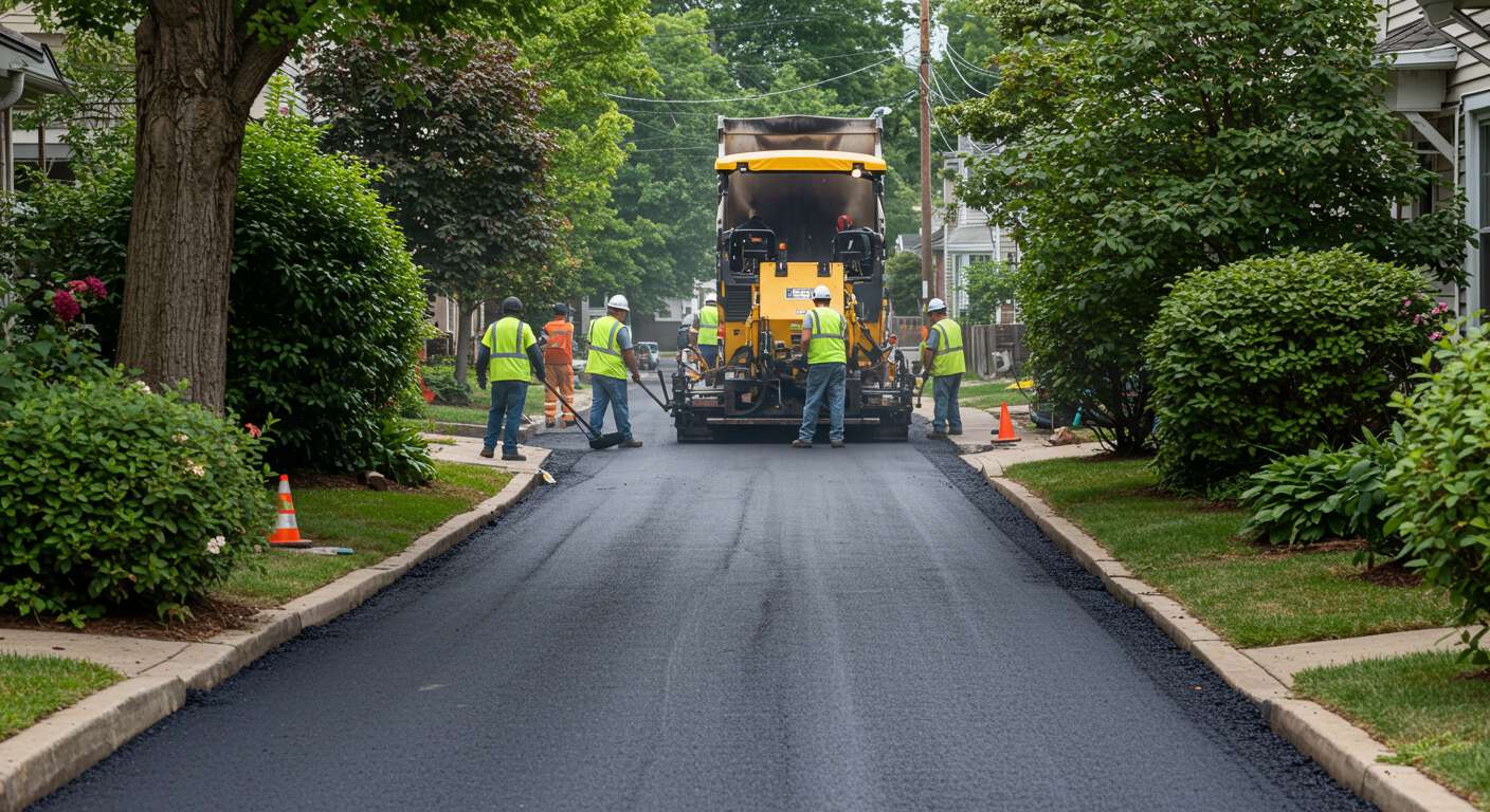 Асфальтирование аллей с зелеными насаждениями