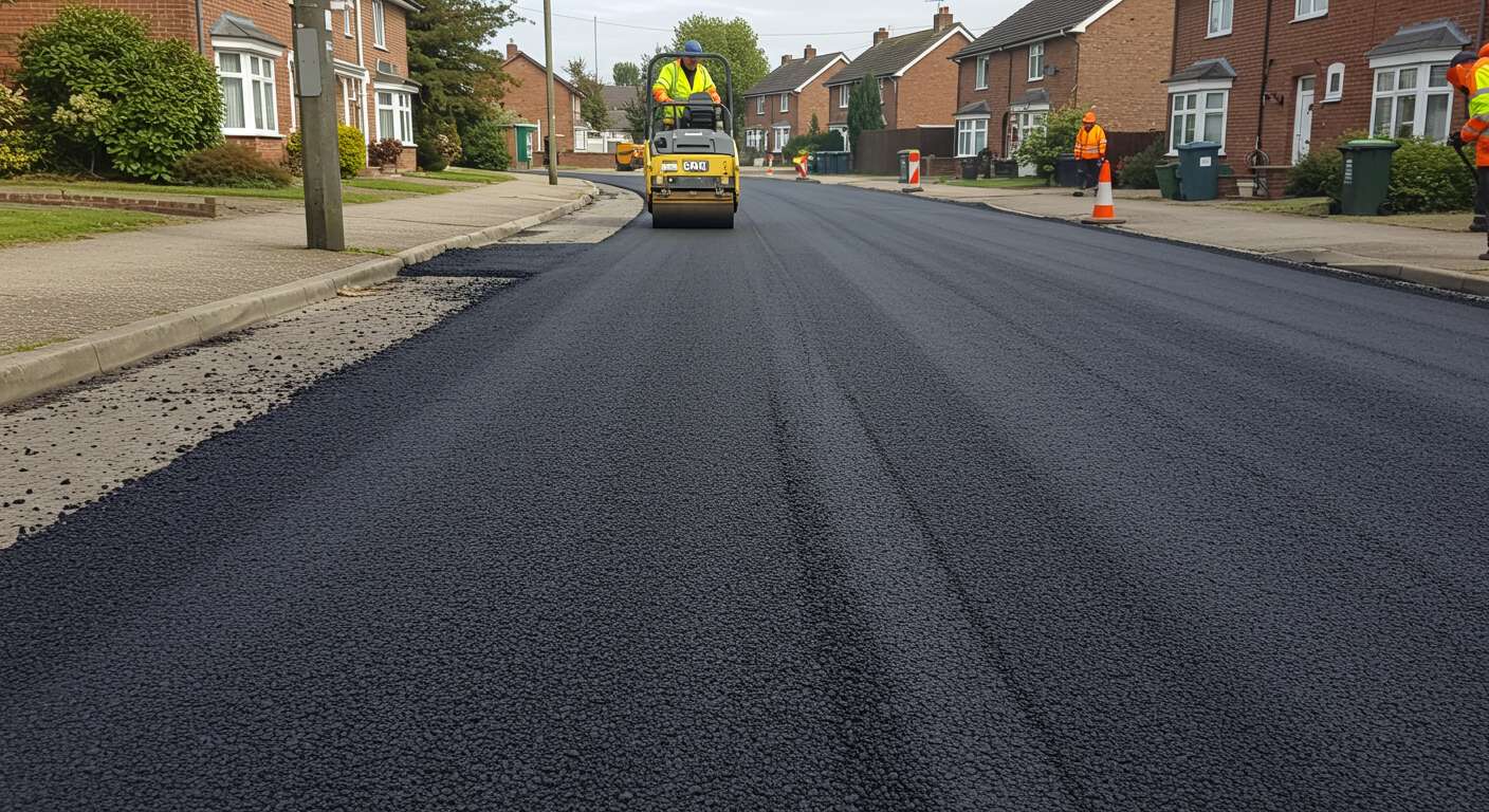 Асфальтирование уличных площадок в жилых районах