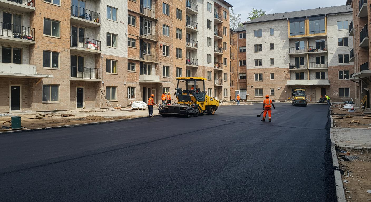 Асфальтирование дворовых зон у многоквартирных домов Асфальтирование дворовых зон у многоквартирных домов