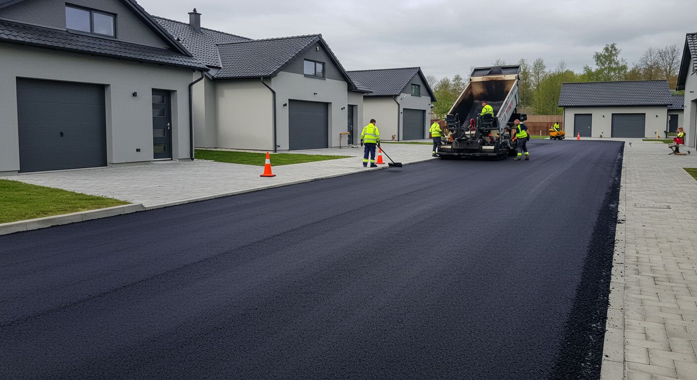 Асфальтированная площадка у гаража Асфальтирование площадки у гаража