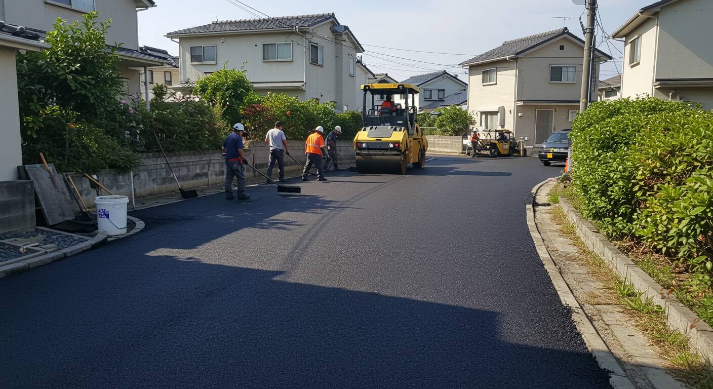 Асфальтирование дворовых проездов между домами