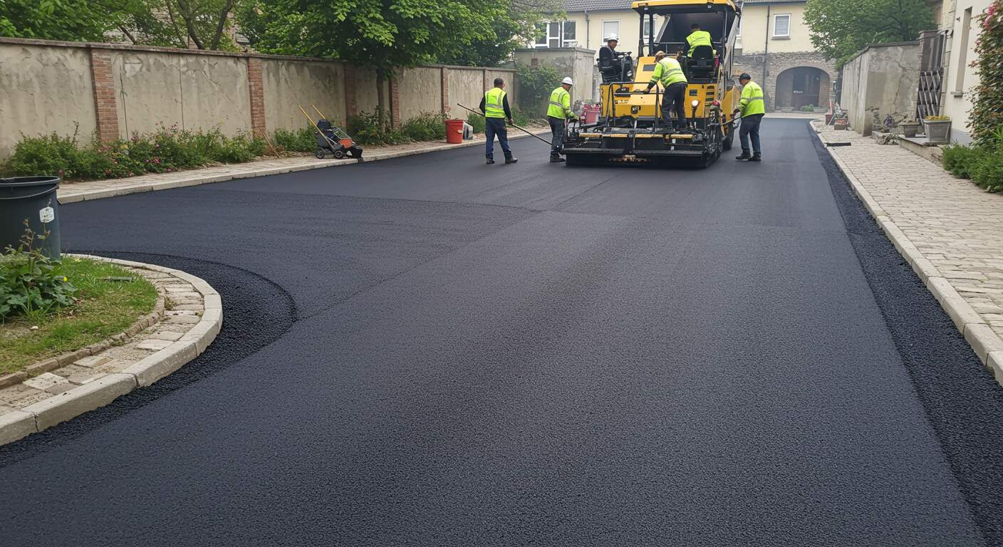 Асфальтирование придомовых дворовых дорог