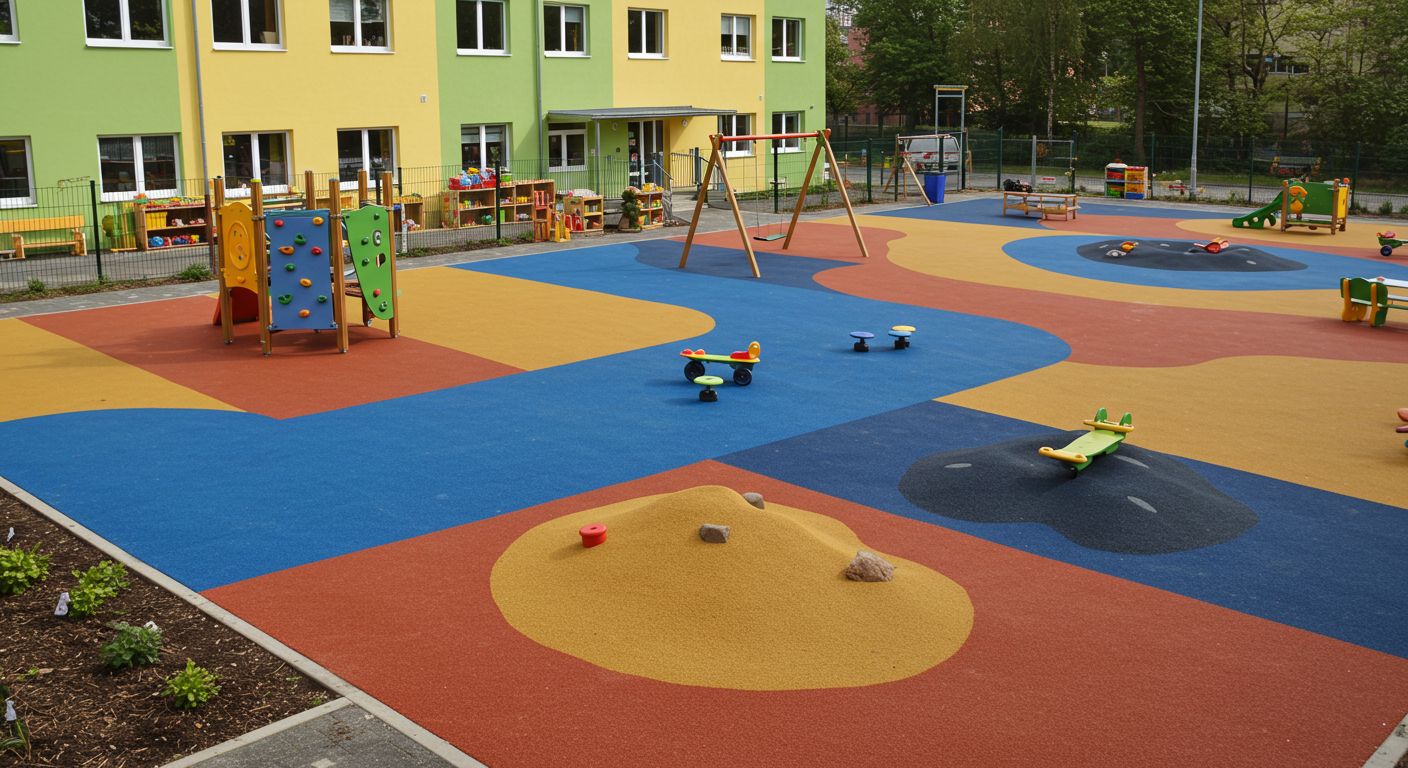Асфальтирование площадок у детских садов