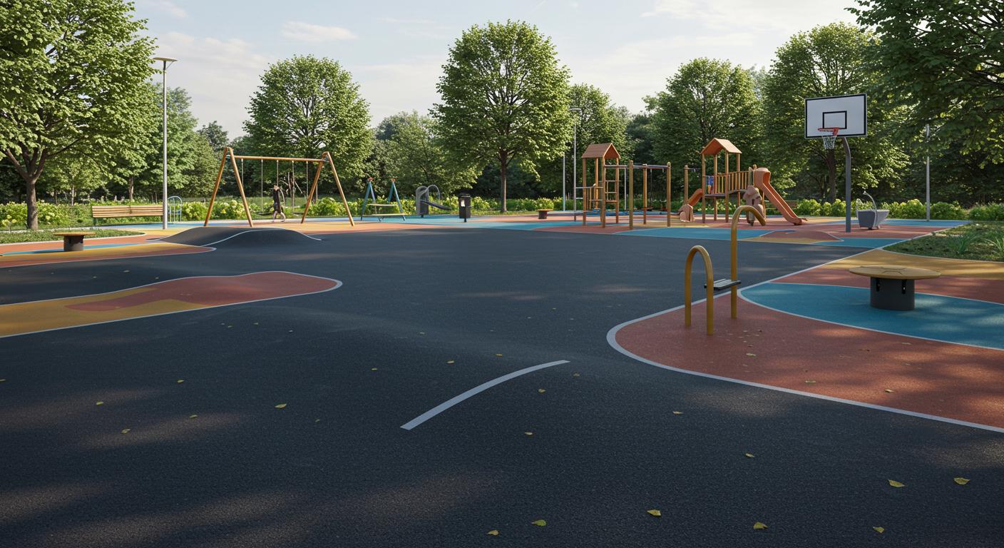 Асфальтирование дворовой зоны отдыха