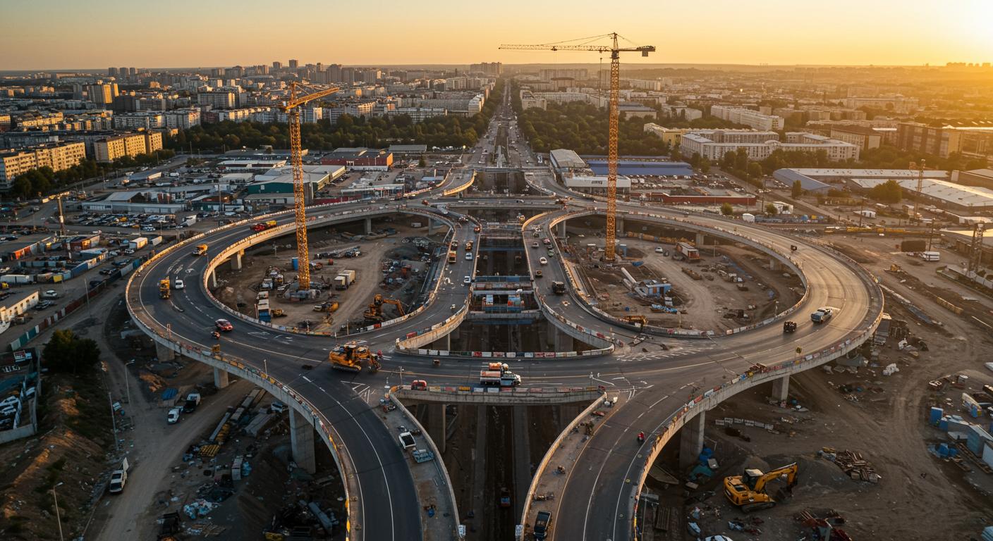 Строительство кольцевых дорог